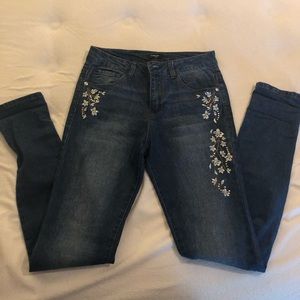 Bebe girls size 14 denim straight leg jeans